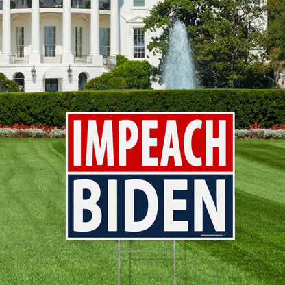 Impeach Biden XL Yard Sign