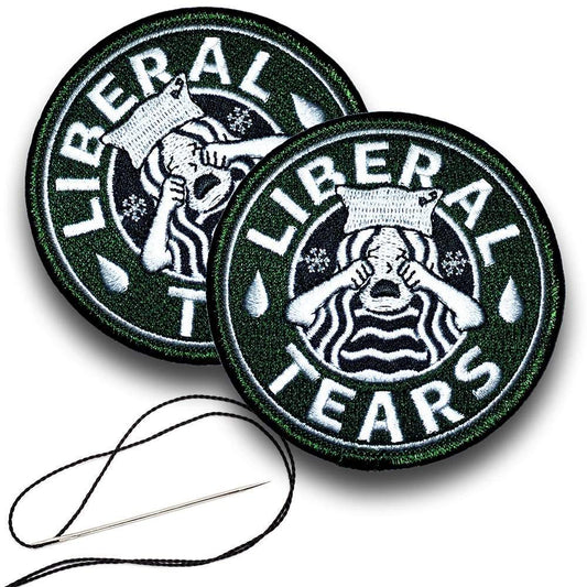 Liberal Tears Embroidered Patch Set