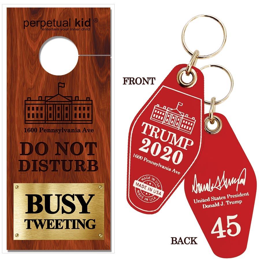 President Trump 2020 Collectible Motel Keychain
